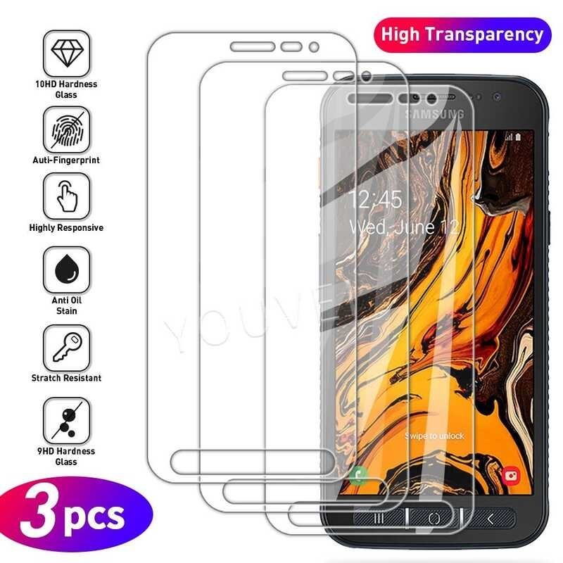 เคสป้องกันด้านหน้า3ชิ้นสำหรับ Samsung Galaxy Xcover 4 4S 5ปกป้อง