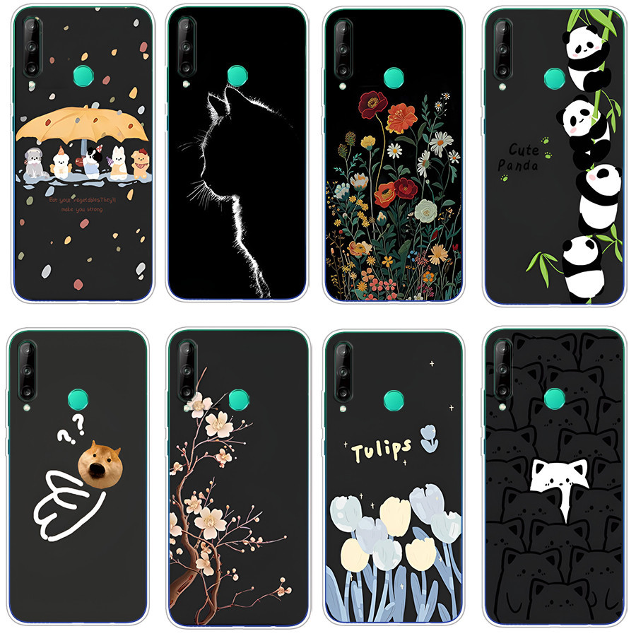 ปลอกสําหรับ huawei y7A Y7P Soft Case TPU พิมพ์ฝาครอบโทรศัพท์