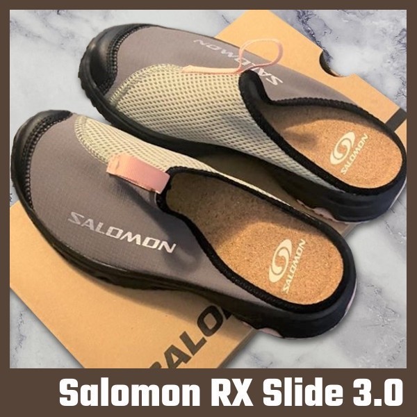 nj ♞Salomon RX Slide 3.0 Pewter - PEWTER/DESERTSAG/ROSE CLOUD  L47131400/L47131500/L47420700- Preor