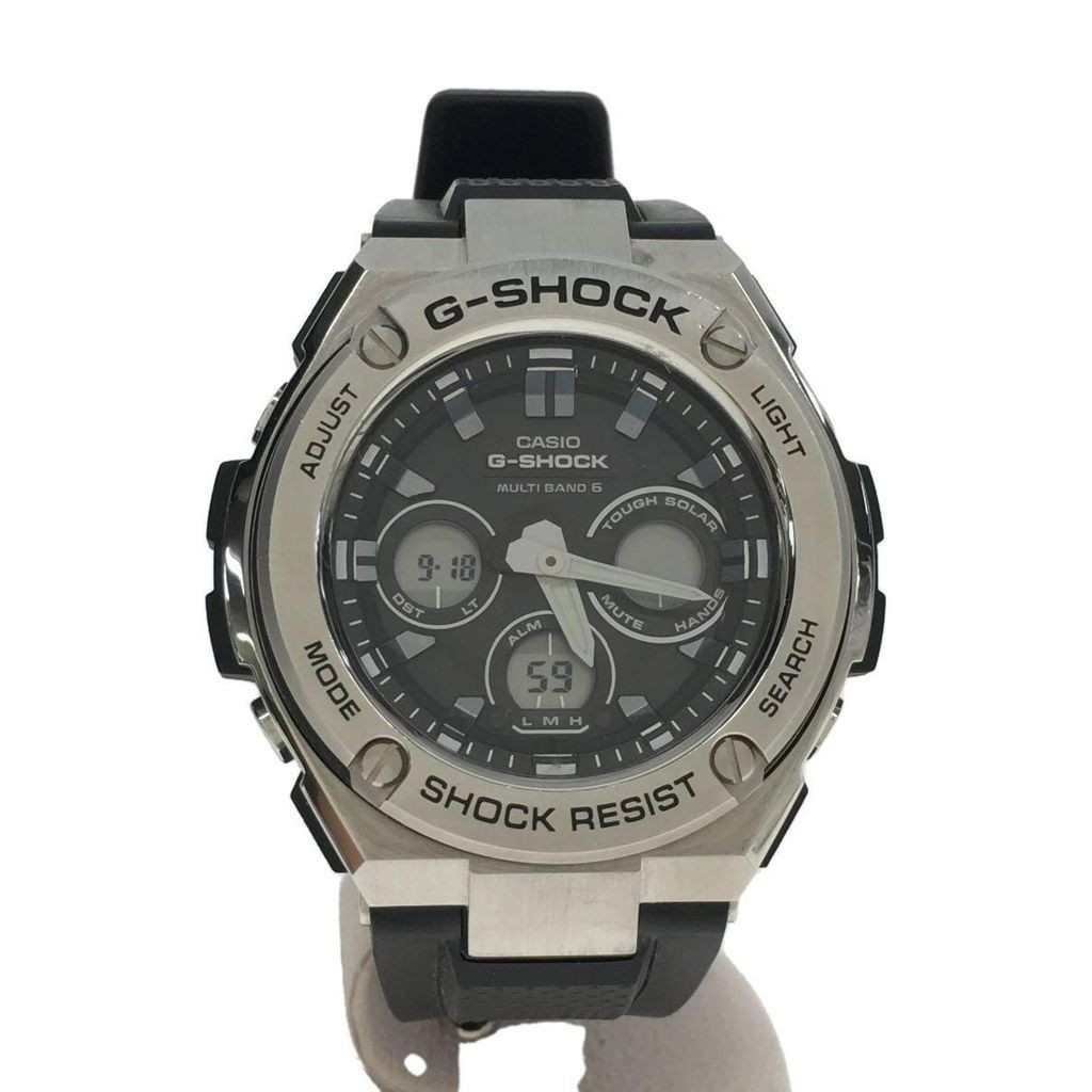 CASIO Accessory Wrist Watch G-Shock Silver Black Men's Solar Direct from Japan Secondhand