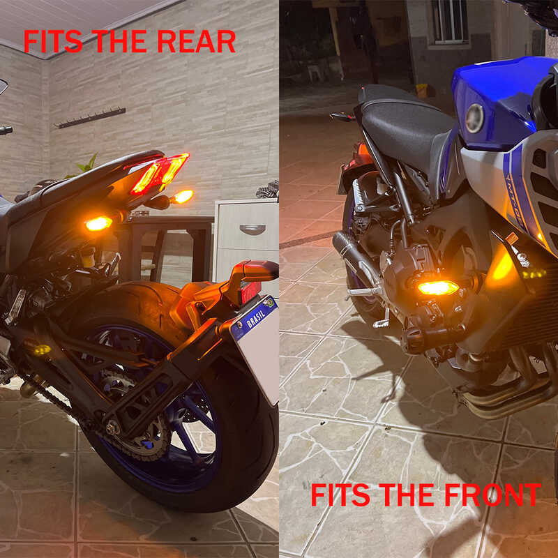 ไฟเลี้ยวรถจักรยานยนต์ 73A LED สำหรับ Mt01 Mt03 Mt07 Mt09 Mt10 Mt15