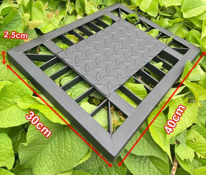 Pradoo'siam 🍀 ฝาปิดท่อเหล็ก (1ขิ้น) ฝาปิดท่อระบายน้ำ มีหล