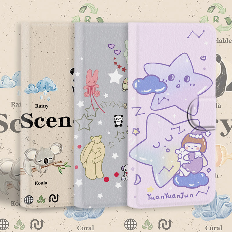 ซองหนังการ์ตูนเหมาะสําหรับ Vivo V25 V27 Pro V29 Lite V30SE V40 เคสโทรศัพท์แบบรวมทุกอย่างเคสกันกระแทกน่ารัก