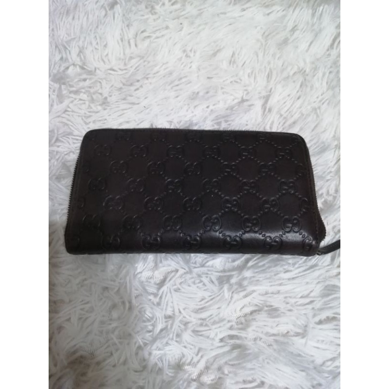 Gucci zippy wallet แท้ มือสอง