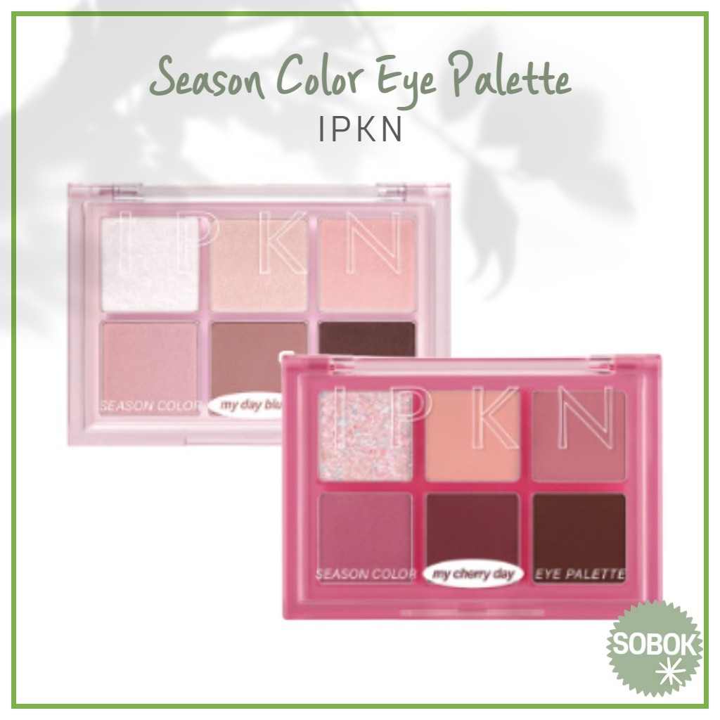 [IPKN] Season Color Eye Palette 2 แบบ / พาเลทอาย อายแชโดว์ My Cherry Day My Day Blush