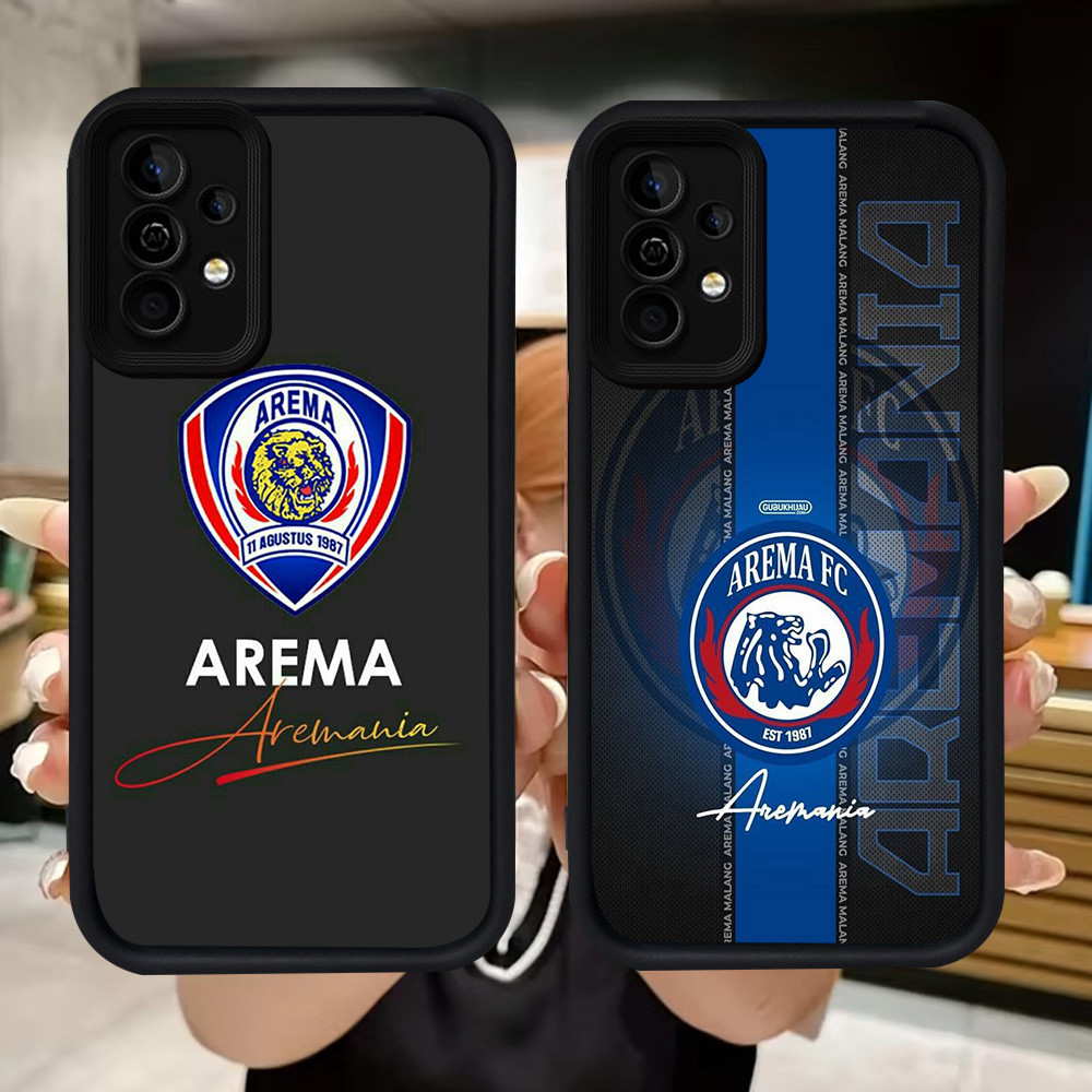 Q81 Arema FC soft Casing สําหรับ Samsung A34 A55 A54 A36 A15 A35 S25 Ultra A16 A24 A05S A25 A56 A04s