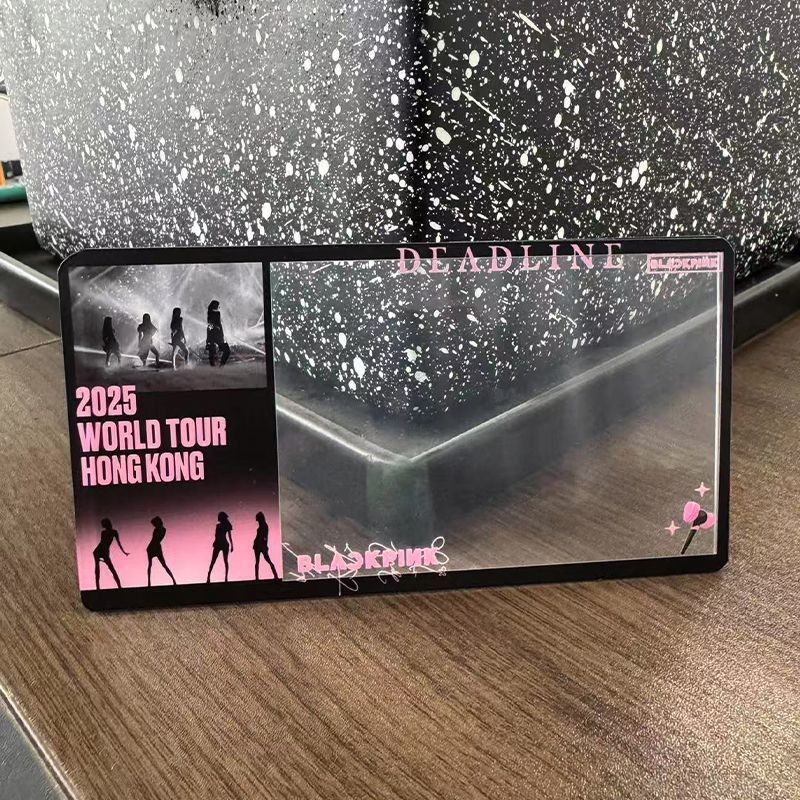 Blackpink Concert Ticket Ticket Protection Cover Hard Card Set Ticket Root Storage Card Material Com