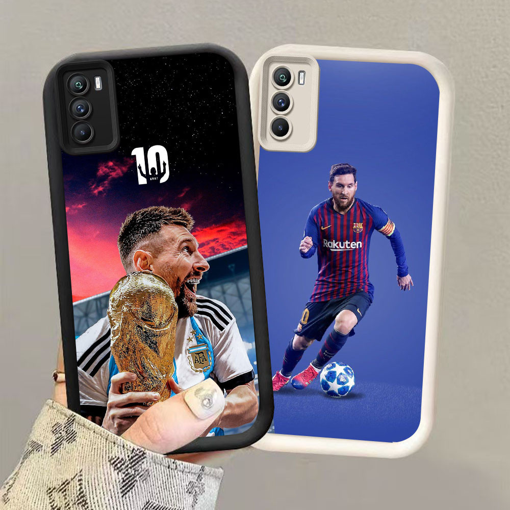 YZ-122 Messi ปลอกกันกระแทกสําหรับ OPPO Realme C17 A11S 7I A53 A54S A33 C75 A16 A16s A53S 2020 4G