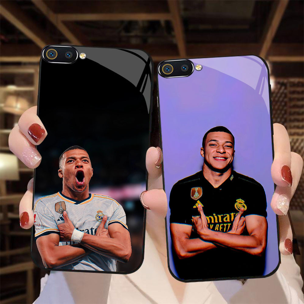 YZ-50Kylian Mbappe Glass Casing สําหรับ Realme A5 A3S C1 C2 C2s A12E