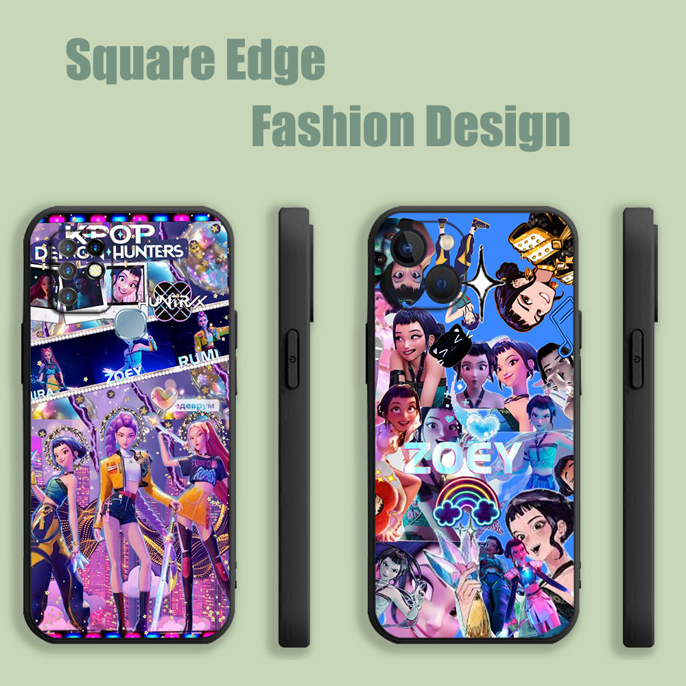 ปลอกสําหรับRealme GT Neo GT2 Master Neo2 3 2T 3T kpop demon hunters rumi Zoy MiiraความงามFXY02 เคสโท