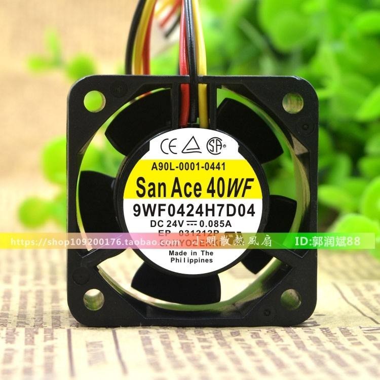 A90L-0001-0441 9WF0424H7D04 พัดลมระบบ SANYO SANYO Fanaco ของญี่ปุ่น