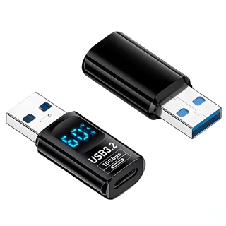 Usb 3.2 10Gbps USB A Type C ตัวแปลงอะแดปเตอร์จอแสดงผลดิจิตอลสําหรับโทรศัพท์แท็บเล็ตอุปกรณ์แล็ปท็อปขั้วต่อ