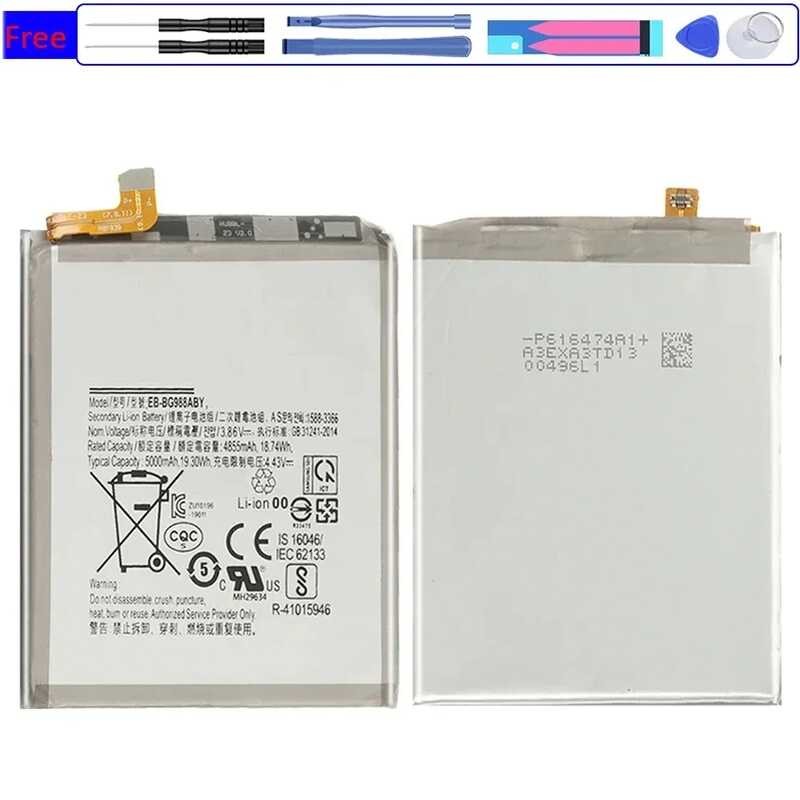 EB-BG988ABY 5000 mAh แบตเตอรี่สำหรับ Samsung Galaxy S20 Ultra S20U