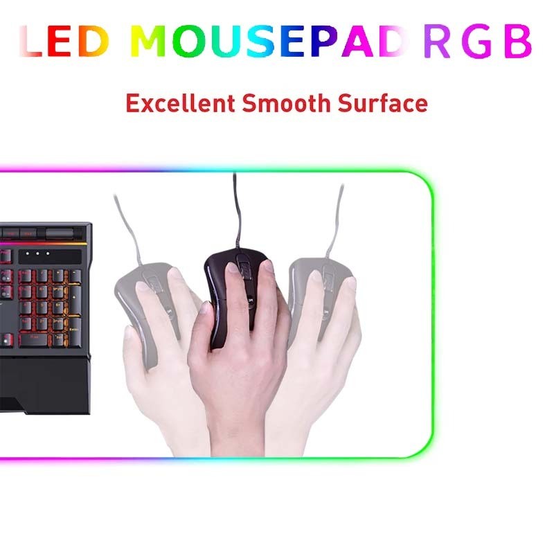 LED แผ่นรองเมาส์ Mouse Gaming RGB