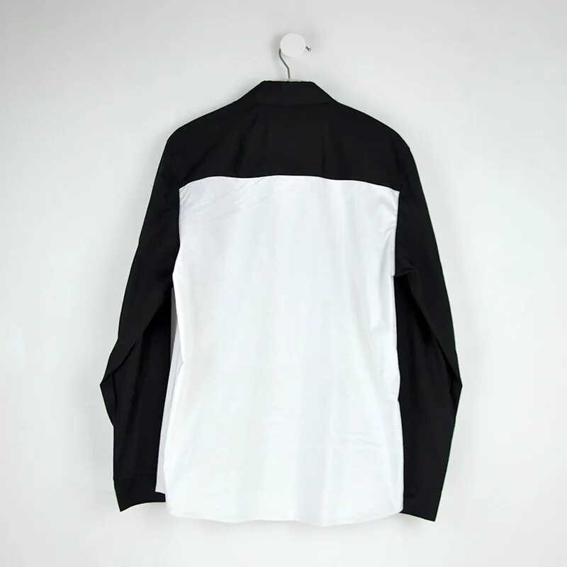 New S-6XL 2024 Men Women's Clothing Hair Stylist Catwalk Bigbang GD Black White Matching Shirt Love