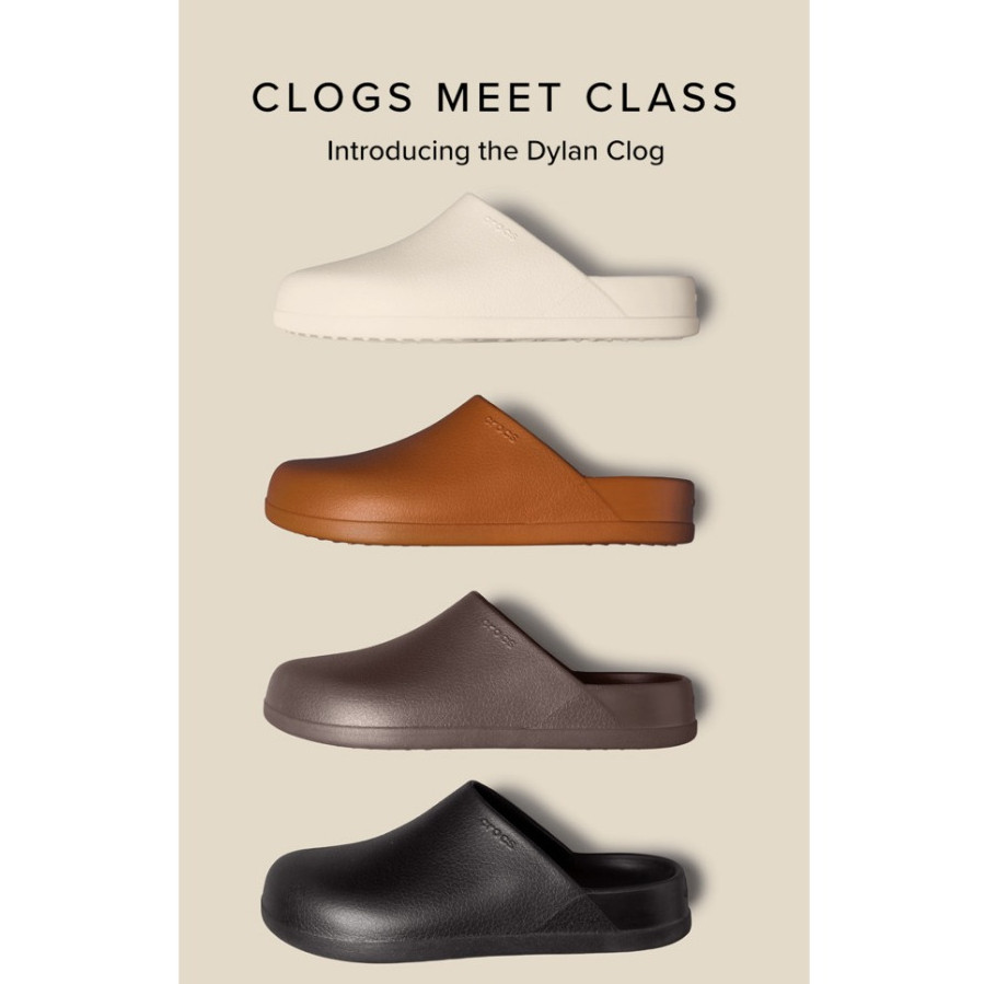 ♞,♘รองเท้าลำลองผู้ใหญ่ Crocs DYLAN CLOG รองเท้าลำลองดีแลน คร็อคส์ (สินค้าใหม่พร้อมส่งจากไทย) IO