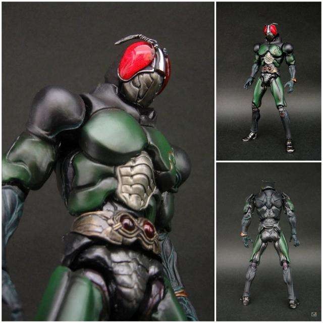 พบกับ Bandai SIC 16 Kamen Rider Black & RX Black Sun Takeya Takayuki ฟิกเกอร์ที่สามารถเคลื่อนย้ายได