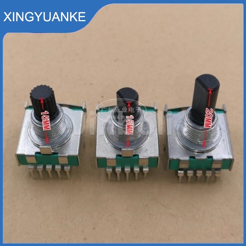2PCS RS17 Multi Gear Band Switch Audio Rotary Potentiometer 10Pins 2 3 4 5 6 7 8 9 เกียร์สลับสวิทช์เพลาความยาว 15 มม./20 มม.