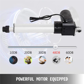 HAKIWO ตัวกระตุ้นเชิงเส้น 24V Linear Actuator 6000N 100/400 มม.500 มม.700 มม.Stroke Caravan