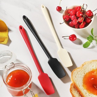 ซิลิโคนยาวไม้พายแยมครีมมีดโกนช้อนขยายไม้พายเค้กเครื่องมืออบ