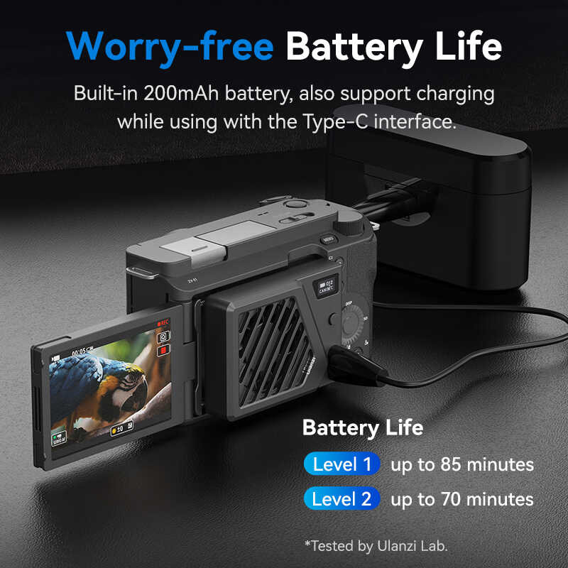 Δ ภาพใหญ่: Ulanzi Ca25 กล้องระบายความร้อนพัดลมสำหรับ Sony C