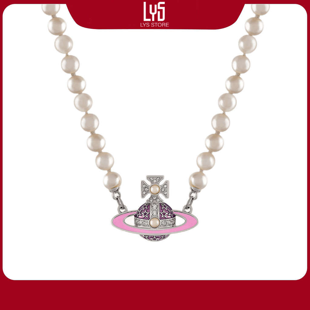 Lys ROXANNE PEARL NECKLACE 6192SV โซ่ Unisex