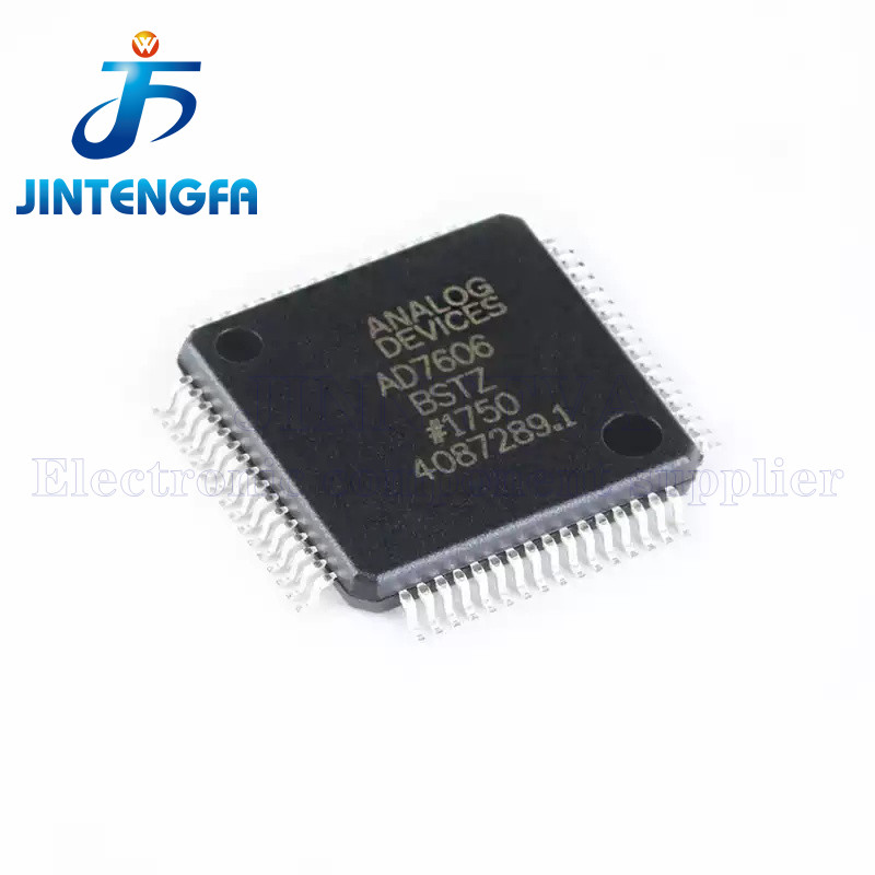 AD7606BSTZ AD7606BST AD7606 LQFP-64 ตัวแปลงอะนาล็อกเป็นดิจิตอล - ADC Simulat Sampliing Bi 16 บิต IC 