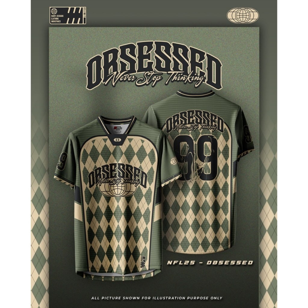 เสื้อแข่ง NFL99 - OBSESSED 260 GSM
