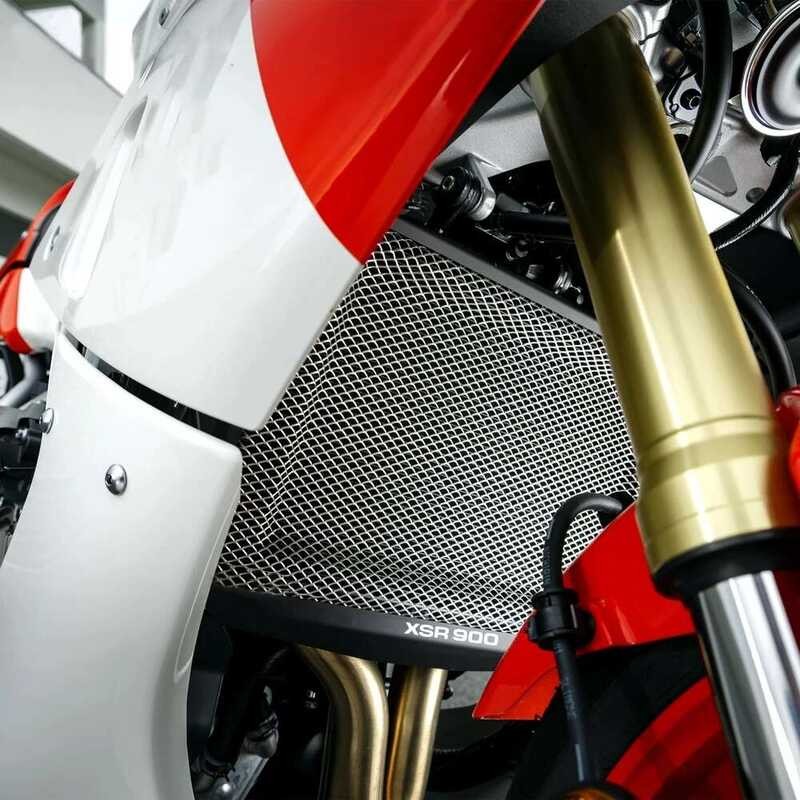 อุปกรณ์เสริมมอเตอร์ไซค์ ใหม่ ป้องกันหม้อน้ำ ป้องกันตะแกรง สำหรับ Yamaha XSR900GP XSR 900 XSR900 GP 2