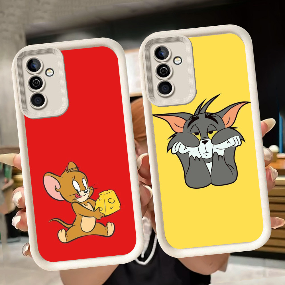 SAMSUNG ปลอกอ่อนสําหรับSamsung A52 A23 A72 A73 A13 A26 A17 A53 A52S M15 A32 A33 S20 S21 S24 FE 5Gสีข