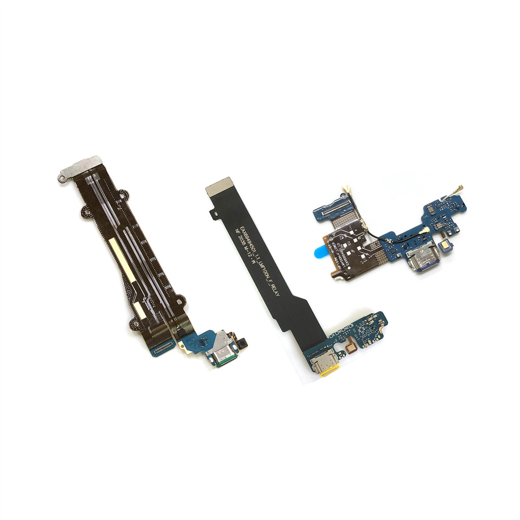 สําหรับ LG V40 V50 500N 450PM V50S V60 ThinQ Wing LM-F100 Flex Cable Charger Port