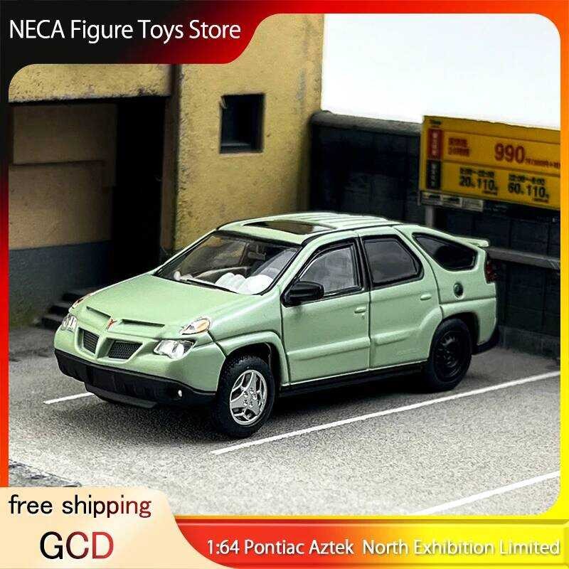 GOC 1:64 Pontiac Aztek Desperado North Lid Editionรถสะสมสําหรับtv Seriesแฟนrailedมอเตอร์รถยนต์ของเล