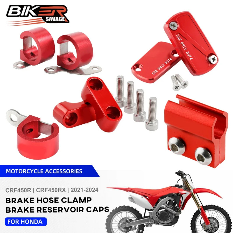 2024 CRF ด้านหน้าเบรค Master กระบอกอ่างเก็บน้ําสําหรับ Honda CRF450R CRF450RX 2004 รถจักรยานยนต์ Han