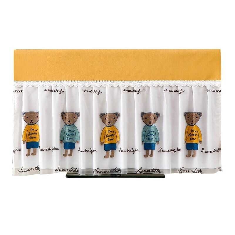 2023☆ Free Shipping Nordic Lace TV Dust Cover Hanging LCD Curved Screen Set 65 Inches 55 Anti-Smas