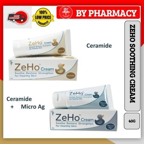 Zeho CERAMIDE/ MICRO AG + cream 40G ( ครีมต ้ านเชื ้ อแบคทีเรียสําหรับกลากหรือระคายเคืองผิว