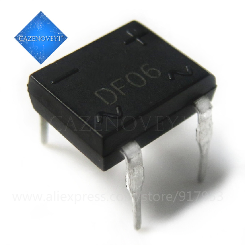 DF06 10 ชิ้น/ล็อต DIP-4 DF06M 1A 600V Rectifier สะพานในสต็อก tta7