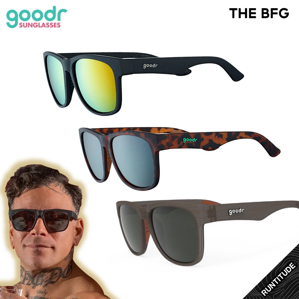 GOODR แว่นตากันแดด รุ่น THE BFG แว่น กีฬา&แฟชั่น sunglasses *กันUV400  ของแท้ประกันสินค้าจากแบรนด์