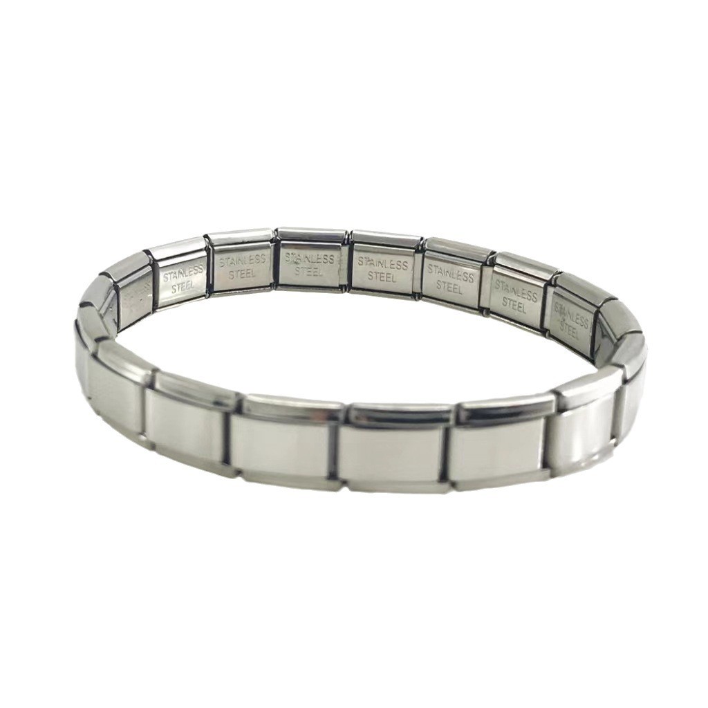 Jieyang ขายร้อนยุโรป, อเมริกาและอิตาลี DIY โมดูลเย็บสร้อยข้อมือผสมมือยืดหยุ่น