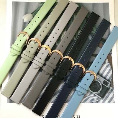 ♞,♘พร้อมส่ง Olivia burton สายนาฬิกาข้อมือหนังแท้ แบบนิ่ม สายนาฬิกาข้อมือ สายหนัง 12 มม. 14 มม. gty