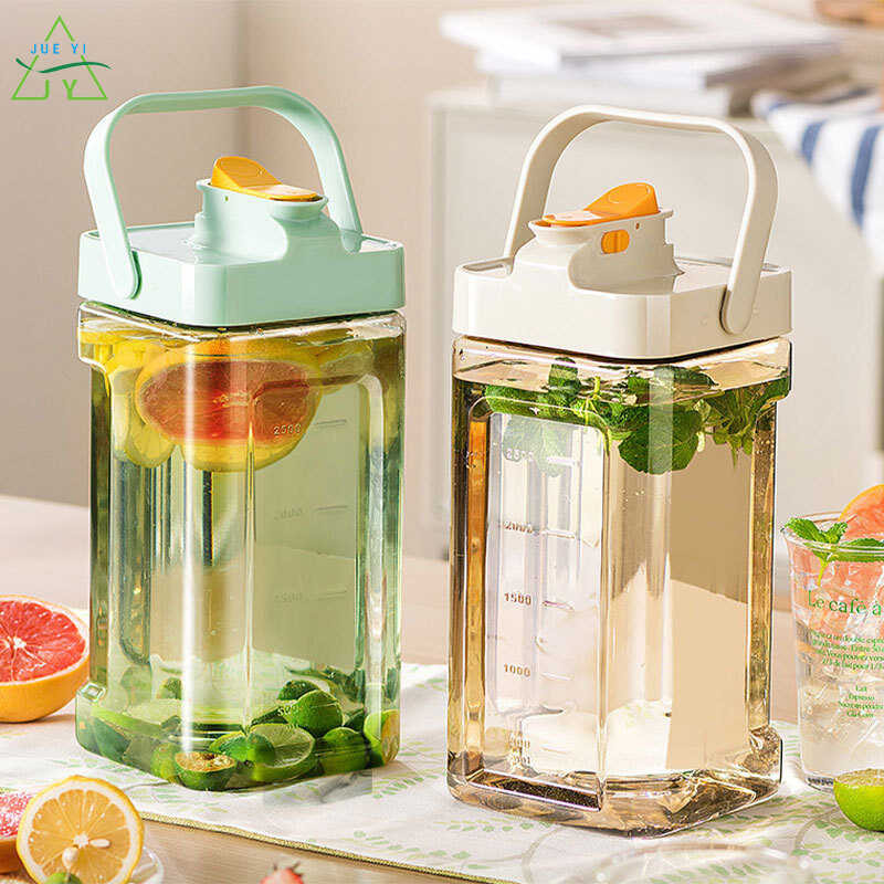 Refrigerator Cold Water Bottle With Faucet Large Capacity Cold Bubble Cool Water Cup Summer Outdoor