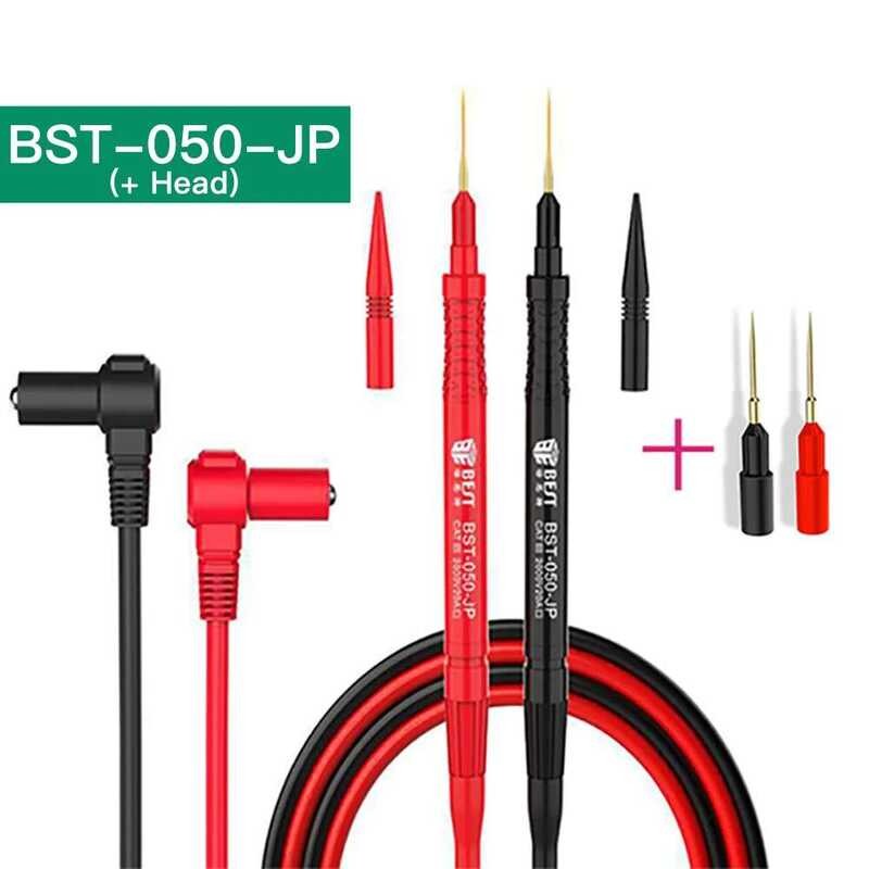 BST หัววัด 050 JP ซุปเปอร์คอนดักติ้งสำหรับมัลติมิเตอร์ดิจิตอล สายวัดกระแสและแรงดัน ปลายเข็ม สายเคเบิ