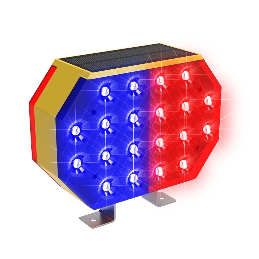 Solar LED Warning Lights, Road Barrier Lights, Road Construction Guardrails, Strobe Lights, Flash L