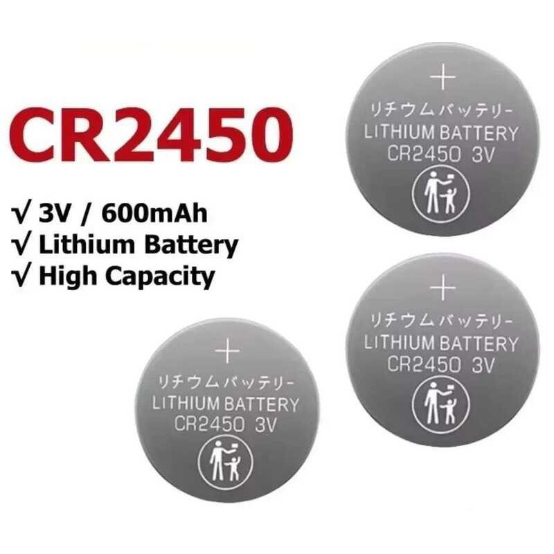 แบตเตอรี่นาฬิกา CR2450 ใหม่ 2-50 ชิ้น KCR2450 5029LC LM2450 DL2450 ECR2450 BR2450 CR 2450 3V 600mAh
