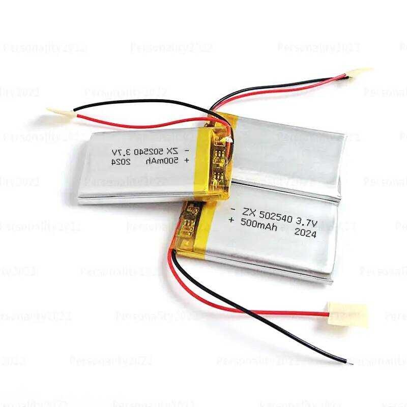502540 1 ชิ้น - 8 ชิ้น แบตเตอรี่ Li Po 500mAh 3.7V052540 แบตเตอรี่ลิเธียมโพลิเมอร์สำหรับดีวีดี เอ็มพ - รูปที่ 4