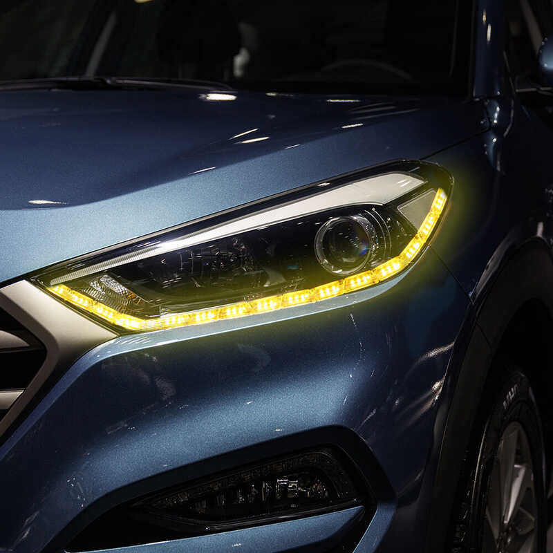 1 Pair Flowing 10 Strip Car Light Angel Eyes Tube Strip Daytime Running Lights Flexible LED Automob