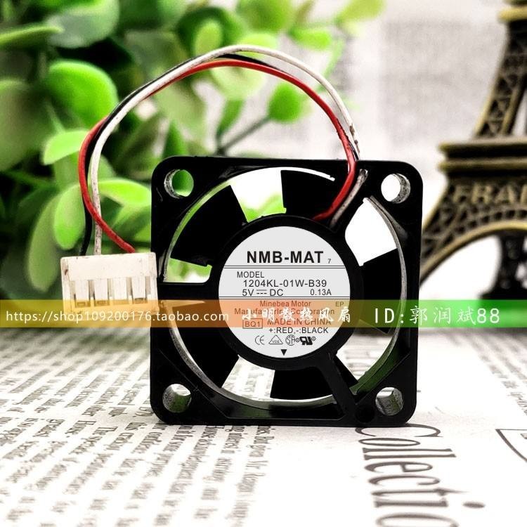 Nmb 1204KL-01W-B39 3010 5V 0.13A 30 * 30 * 10MM 3cm พัดลมระบายความร้อน