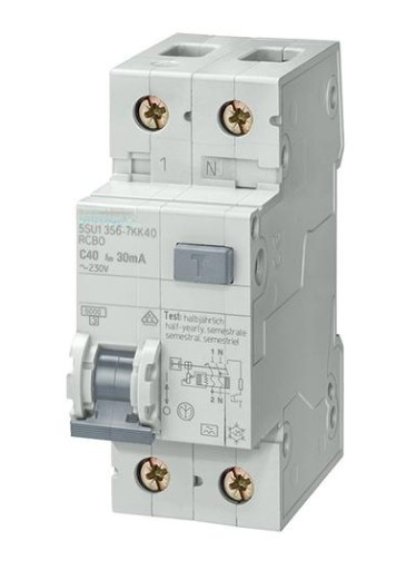 YTH 5SU1356-6KK06 FI/LS Switch 1P+N B6A สินค้าใหม่ใหม่เอี่ยม