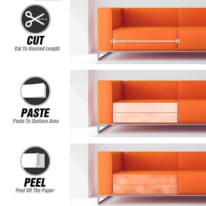 ❤ Scratch Tape Sticky Paws Protection Couch Sofa For Cat Scratcher Training Protector Furnitur