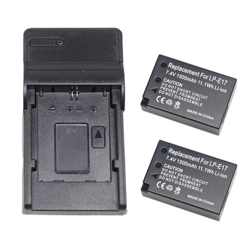 LP-E17 a Camera Battery or USB Charger For Canon EOS Rebel T6i T6s T7i T8i M3 M5 M6 77D 750D 760D