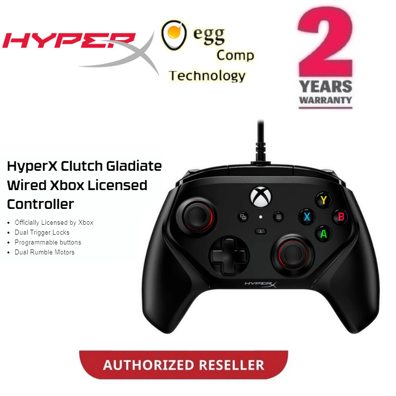 HYPERX CLUTCH GLADIATE - WIRED GAMING CONTROLLER XBOX & PC [ 6L366AA / 7D6H2AA ]